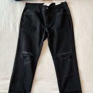 Fashion Nova Mens Jeans Size 32 in Black